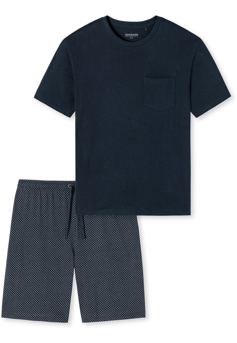 Schiesser Pyjama blauw Schiesser Pyjama blauw
