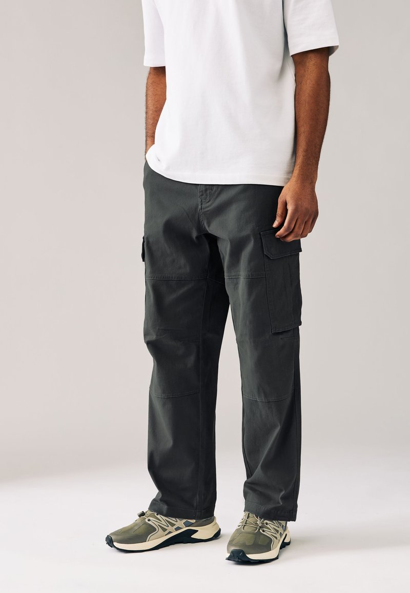 Next Pantalon cargo - grey charcoal