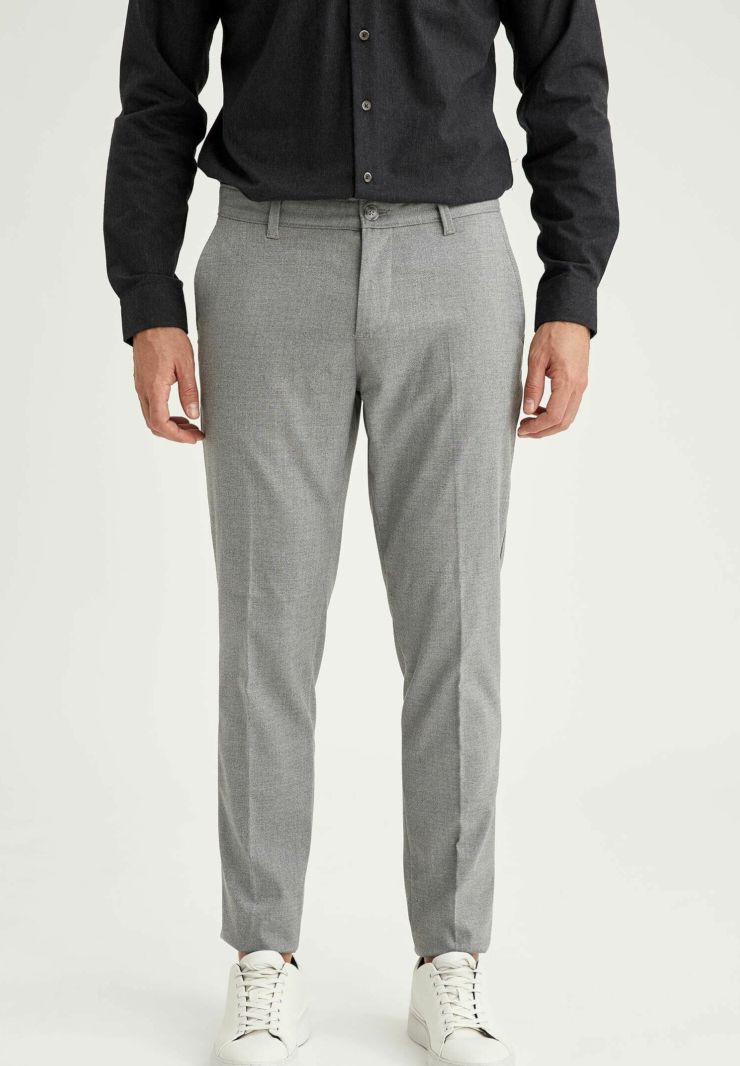 DeFacto Pantaloni eleganti - grey/grigio - Zalando.it
