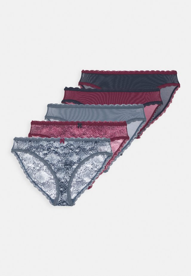 ANIMAL 5 PACK - Slip - navy/mix