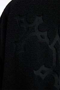 FAVELA EMBROIDERY JACKET - Φλις μπουφάν - black