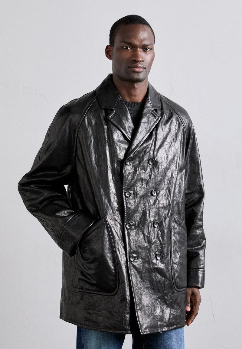 Bally M0PE - Chaqueta de cuero - black