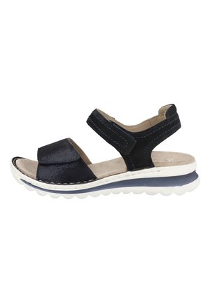 Sandaler m/ kilehæl - blue