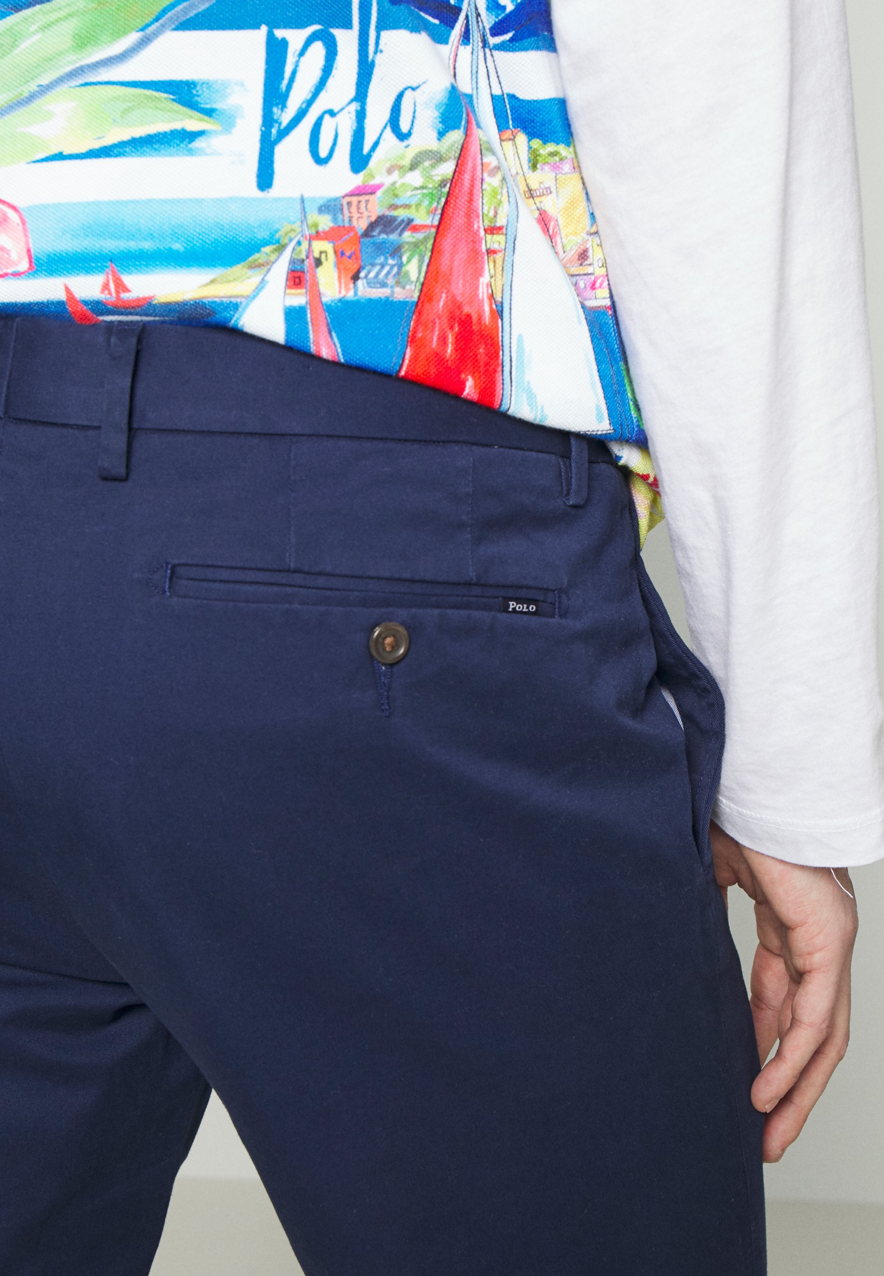 Polo Ralph Lauren STRETCH SLIM FIT TWILL PANT - Chino - newport  navy/dunkelblau - Zalando.de