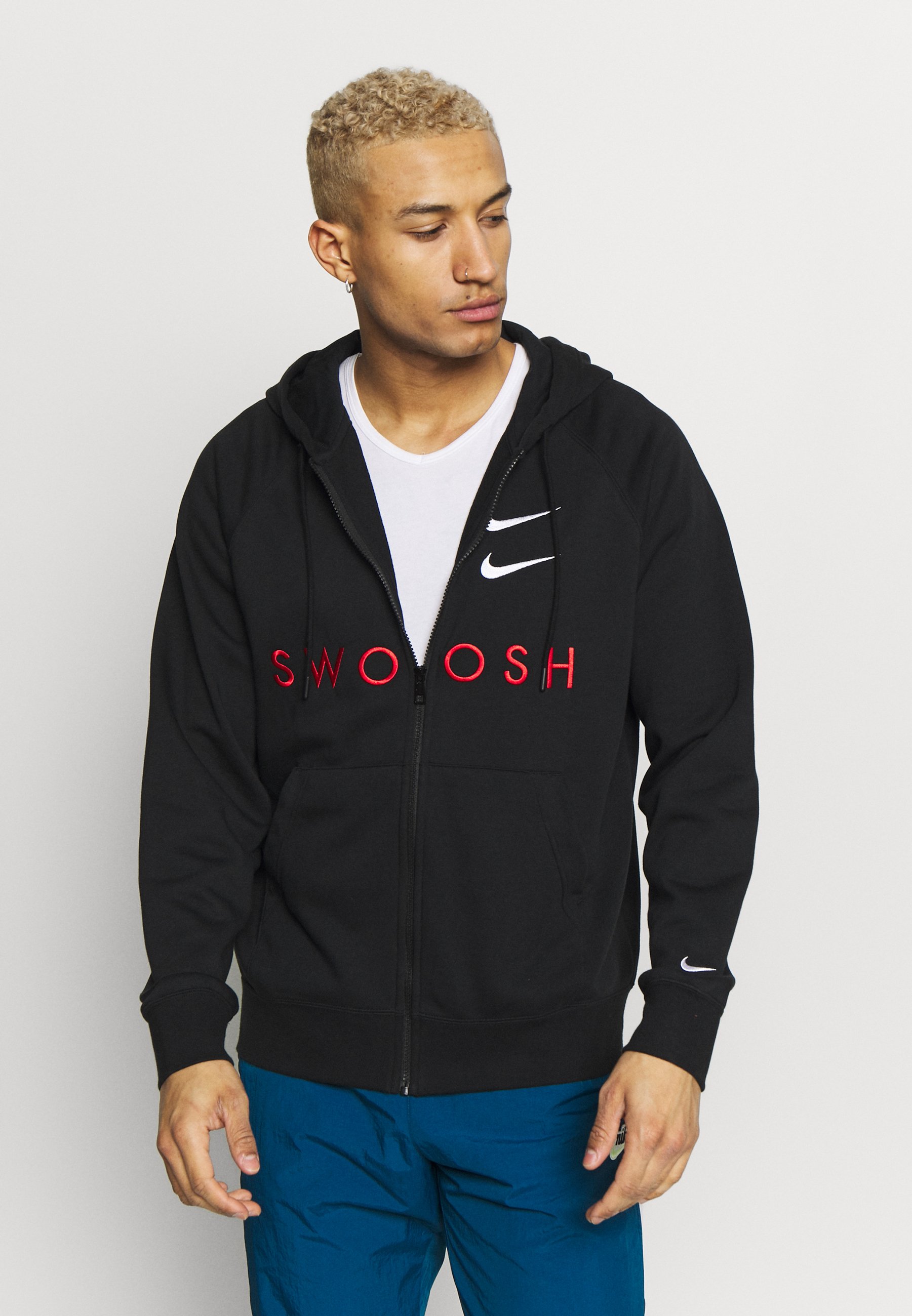 Nike Sportswear M NSW HOODIE FZ FT Sweatjacke black Nike Sportswear Kapuzensweatjacke »M NSW NIKE AIR HOODIE FZ