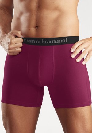 BOXER Buffalo - Pants bordeaux - petrol schwarz/black 3 PACK