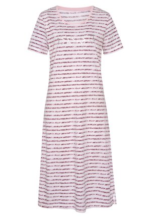 LASCANA, Nightie - pink, rot gestreift
