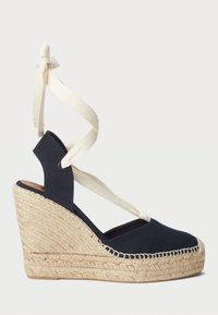 CANVAS WEDGE ESPADRILLE - Kiilakorkosandaali - blu notte