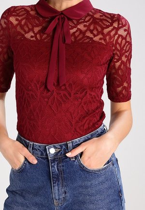 Bluse - bordeaux