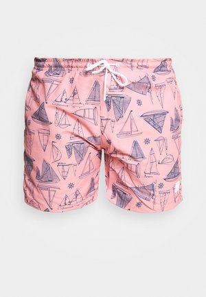 B T PATTERN - Swimming shorts - pink