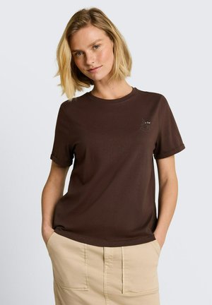 TOM TAILOR TOM TAILOR T-SHIRT T-SHIRT MIT PRINT - T-shirt imprimé - java dark brown