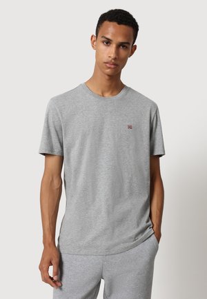 SALIS - T-shirt basic - medium grey melange
