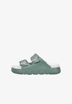 Rieker Mules - mintgrün