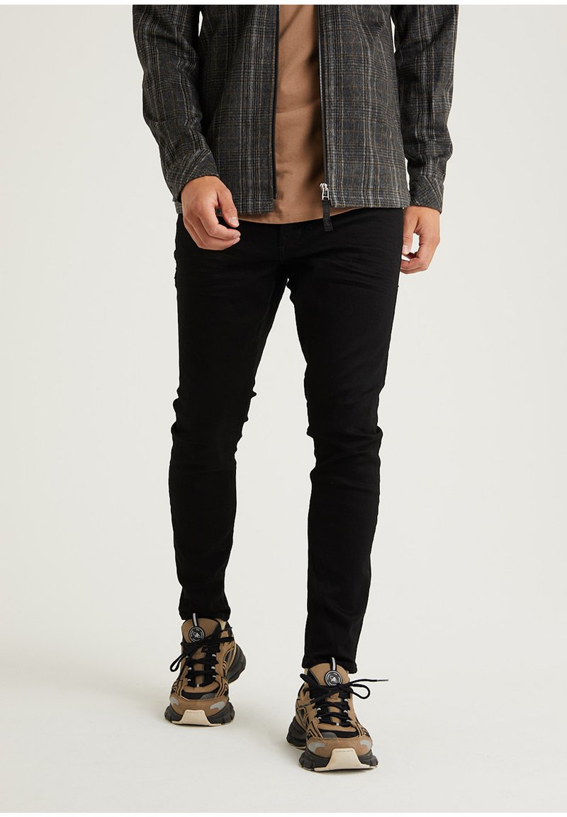 CHASIN' - IGGY SHADOW - Blugi skinny fit - black, Extindeți