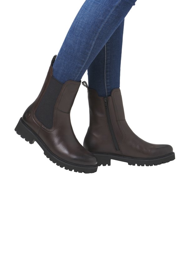 Plateaustiefelette - dunkelbraun
