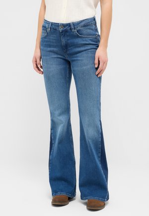 Mustang, Flared Jeans - blau
