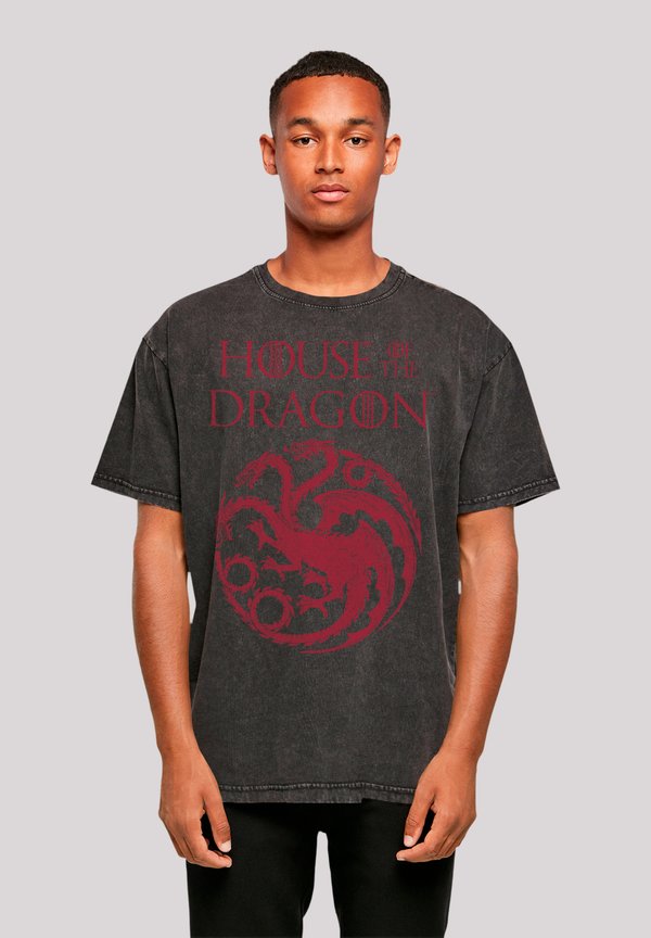 HOUSE OF THE DRAGON TARGARYEN CREST LOGO - T-Shirt print - schwarz