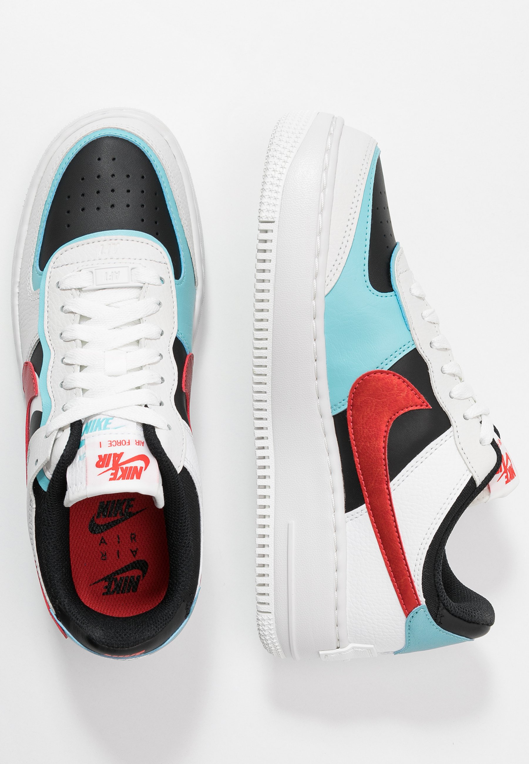 black and aqua air force 1