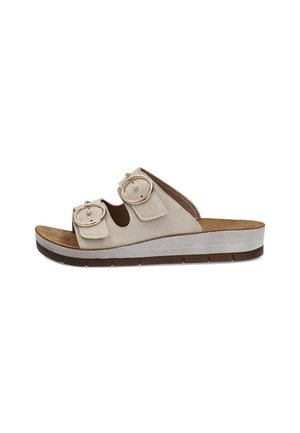 Luna Collection, Sandalias planas - beige