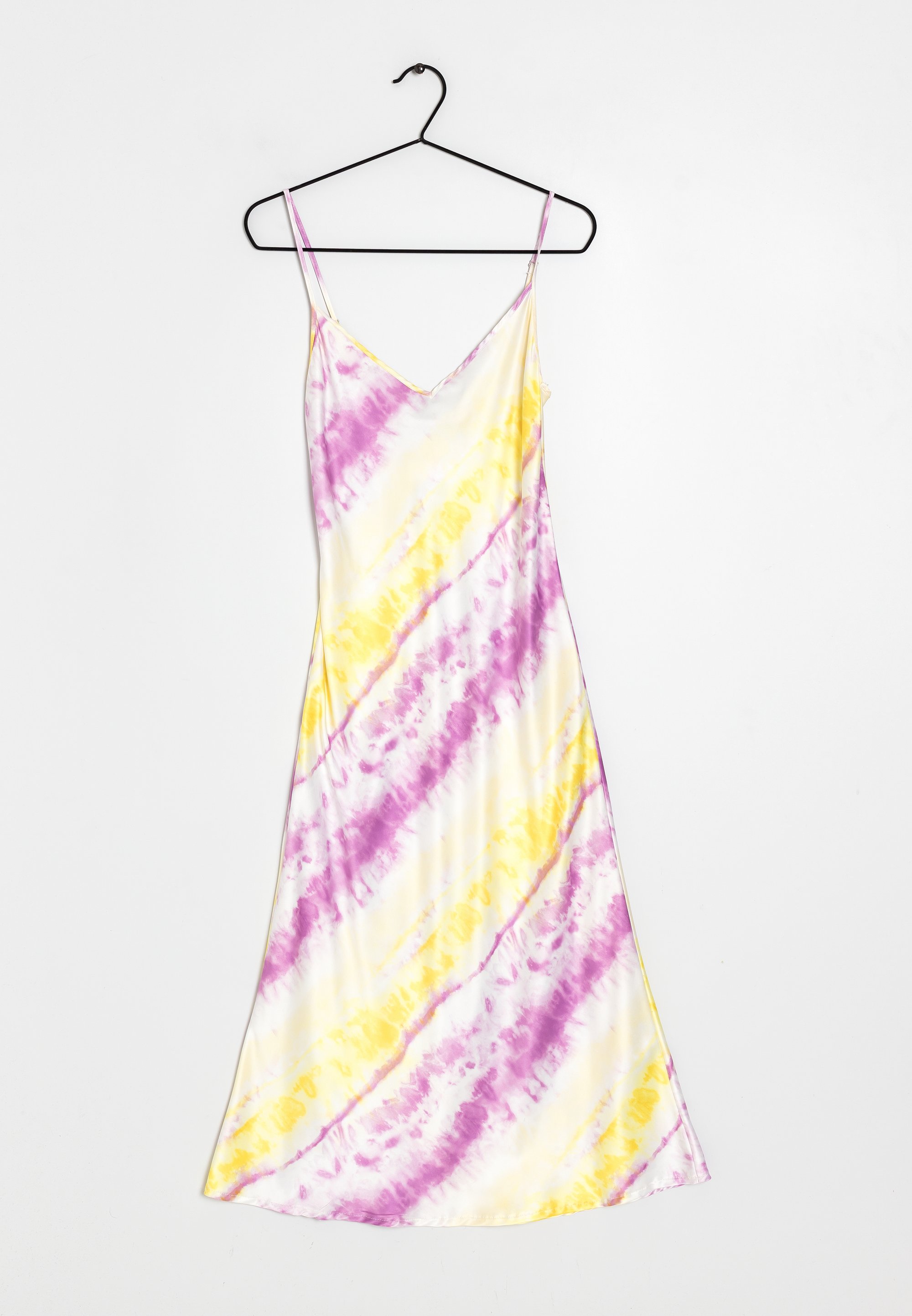 Bershka Robe de jour purple/yellow/violet (Seconde main) ZALANDO