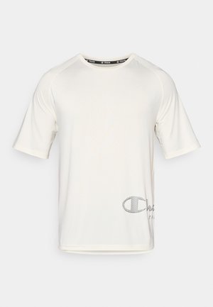 Champion TRAINING CREWNECK GRAPHIC - Spordi T-särk - off-white