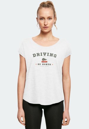 Print T-shirt - weiß