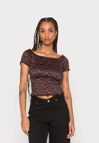 JDY JDYBOA ANN SMOCK - Top - black/ditsy