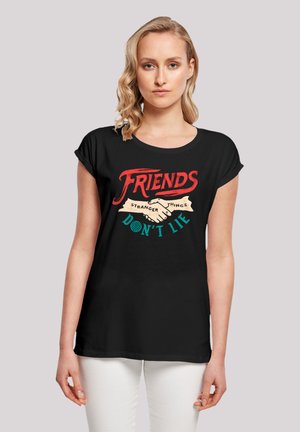 STRANGER THINGS FRIENDS DONT LIE HANDS NETFLIX TV SERIES - T-Shirt print - schwarz
