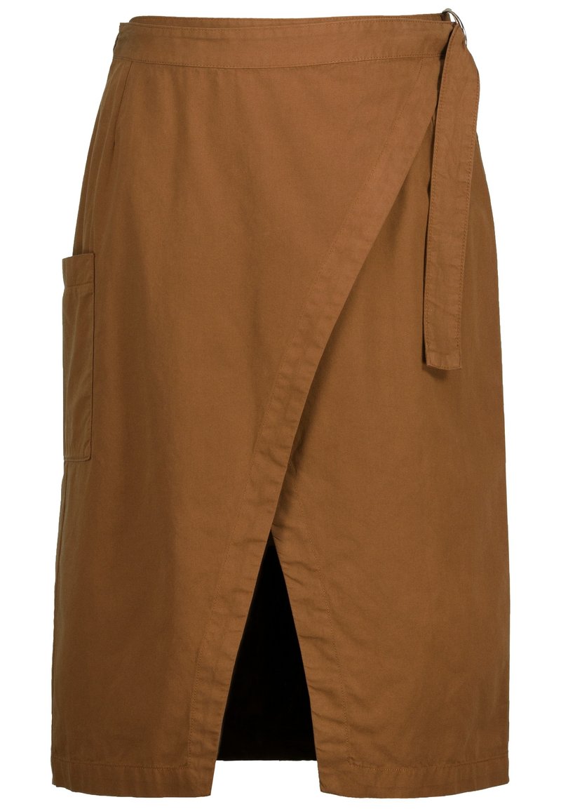 Ulla Popken Wikkelrok bruin Ulla Popken Wikkelrok bruin