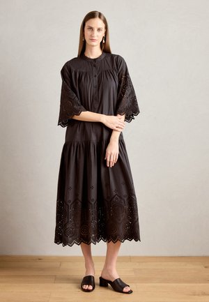 MIDI DRESS - Marškininė suknelė - washed black