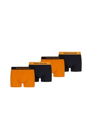 4ER PACK FLOWING RETRO - Boxerkalsong - orange   schwarz