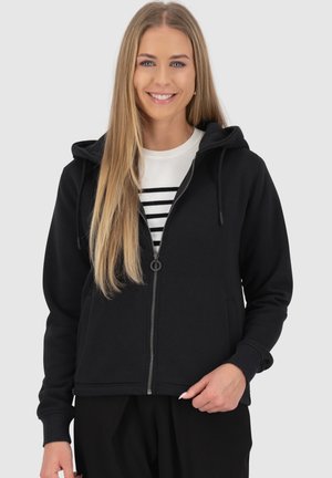 FREDAAK - Felpa con zip - black