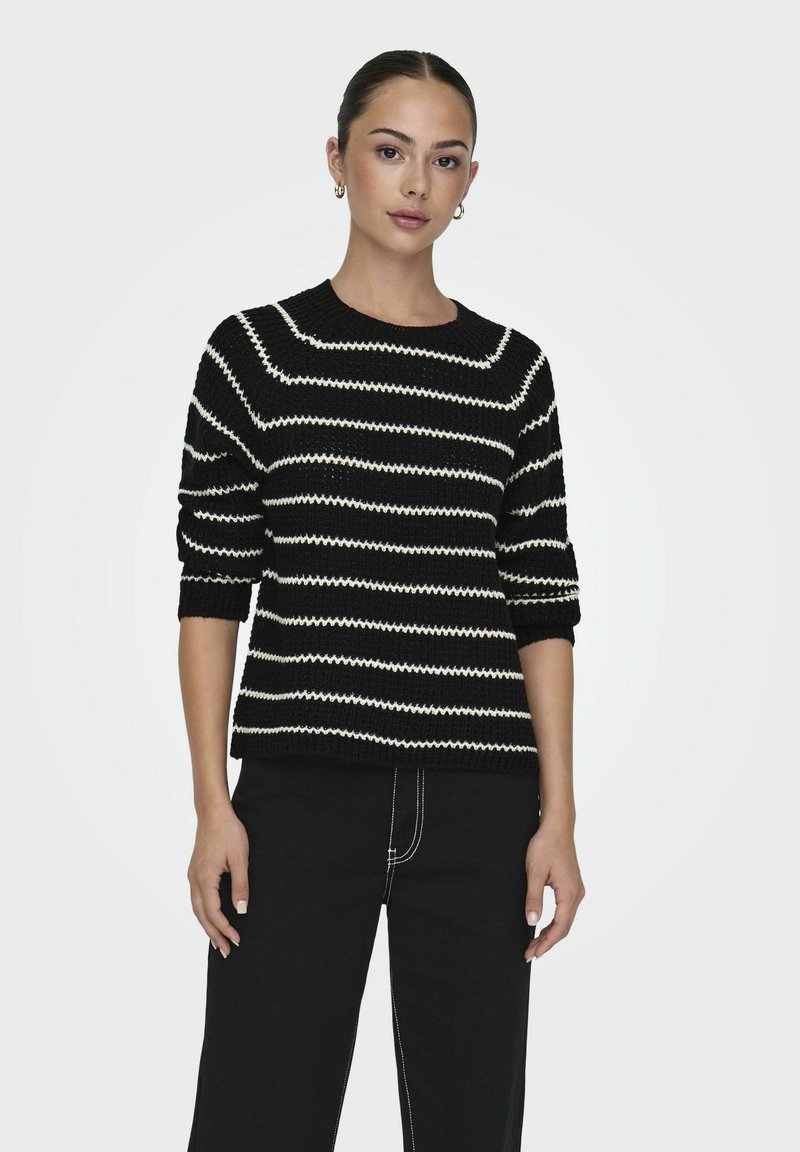 JDY JDYELLEN ONECK RAGLAN - Trui - black