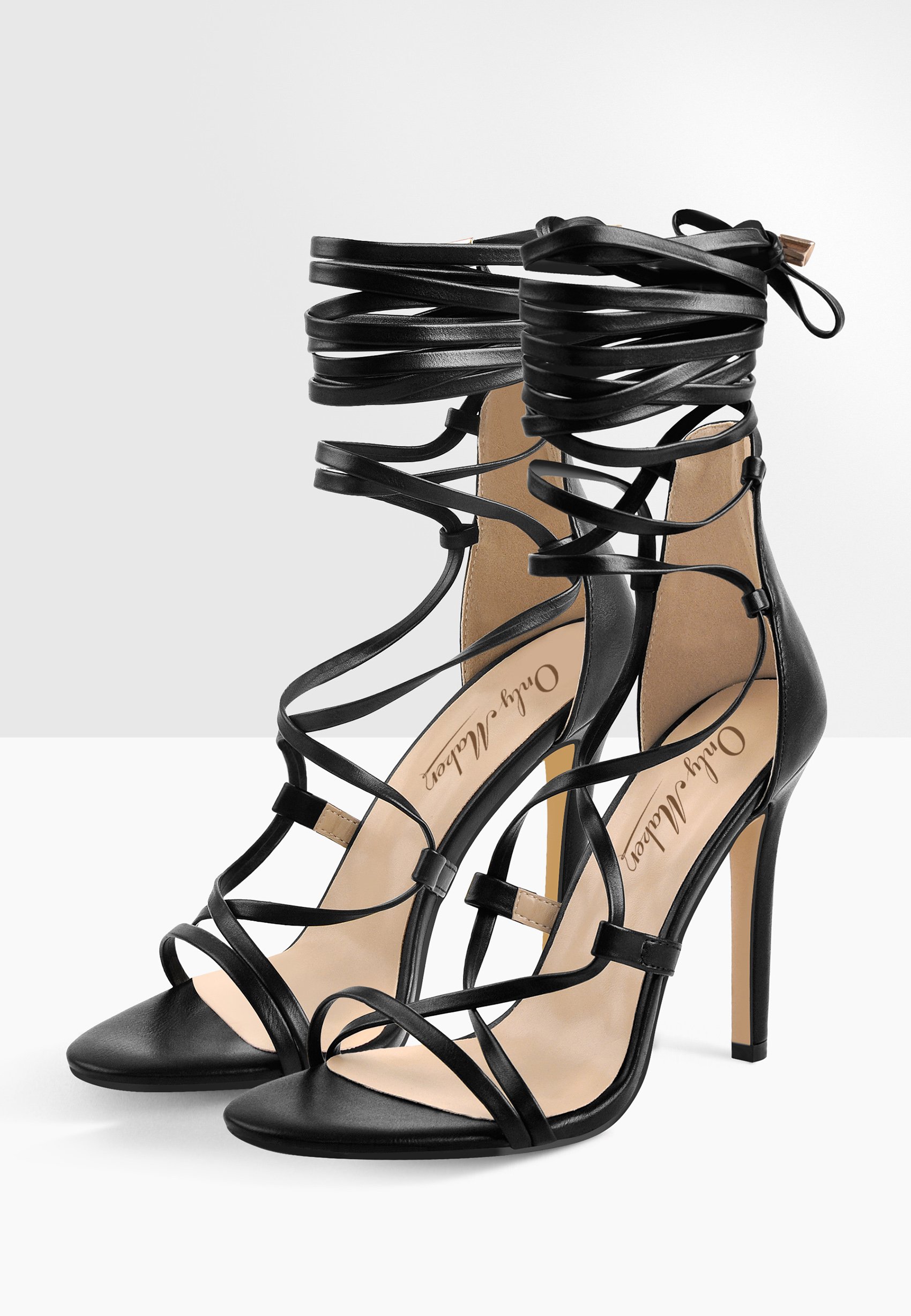 Only Maker GLADIATOR - Sandalen met hoge hak - black/Zwart - Zalando.nl