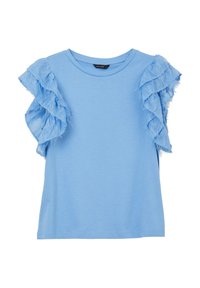 Calliope - MANICHE AD ALETTA  - T-shirt con stampa - azzurro Immagine in miniatura 1