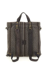 Campomaggi CARRY OVER - Zaino - righe marroni t grigio