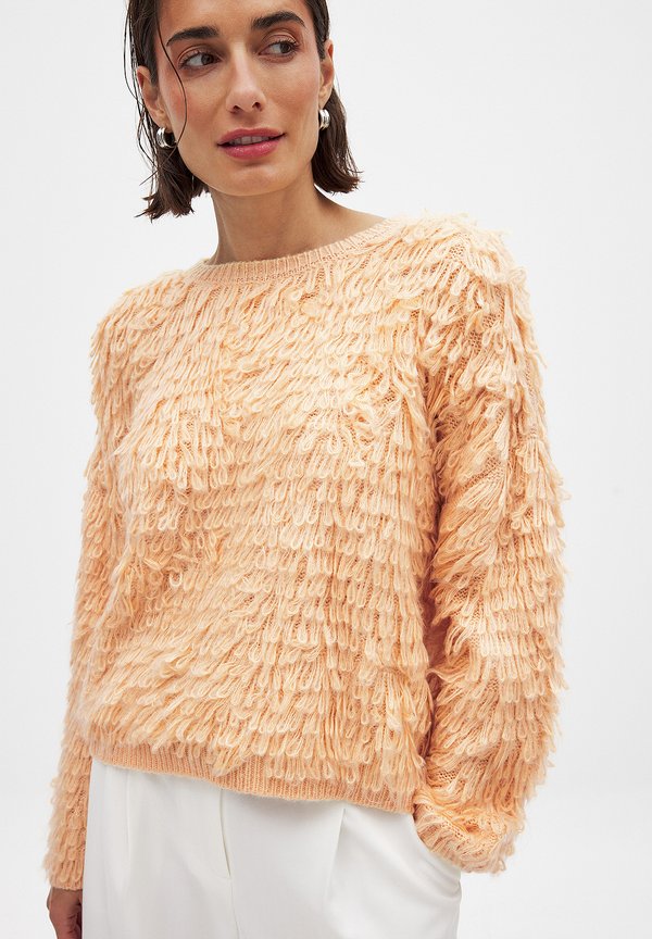 Strickpullover - peach