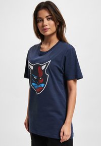 DEF HAMBURG SEA DEVILS ICONIC - T-shirts med print - navy
