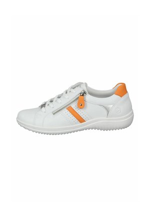 Remonte Sportlicher Schnürer - weiss carrot silver white