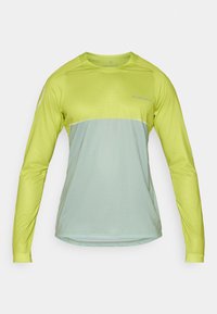 CORE PRINTED TEE - Pikkade varrukatega topp - lime green