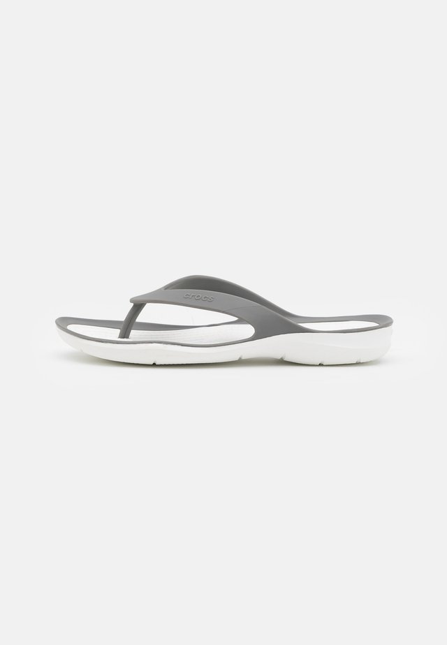 SWIFTWATER - Badsandaler - smoke/white