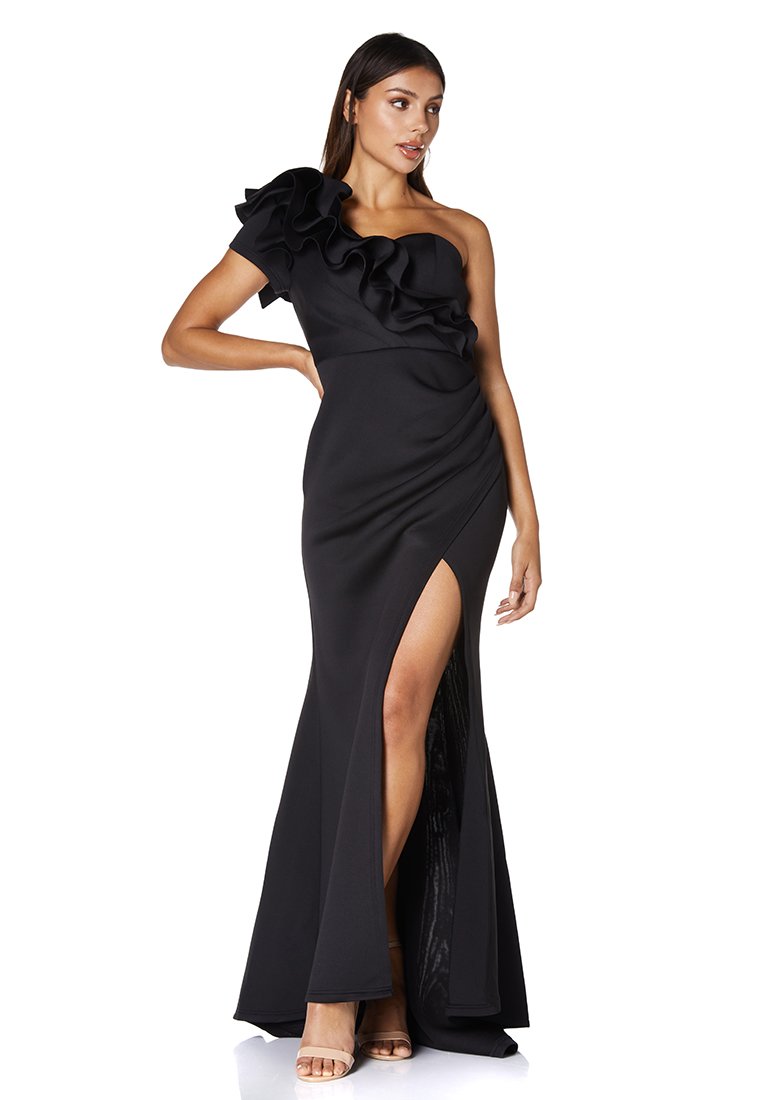 Jarlo Cocktailjurk zwart Jarlo Cocktailjurk zwart