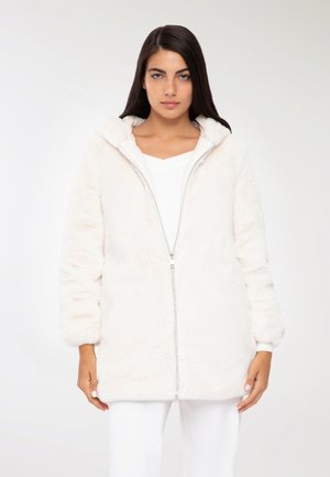 SHORT - Cappotto invernale - bianco lana
