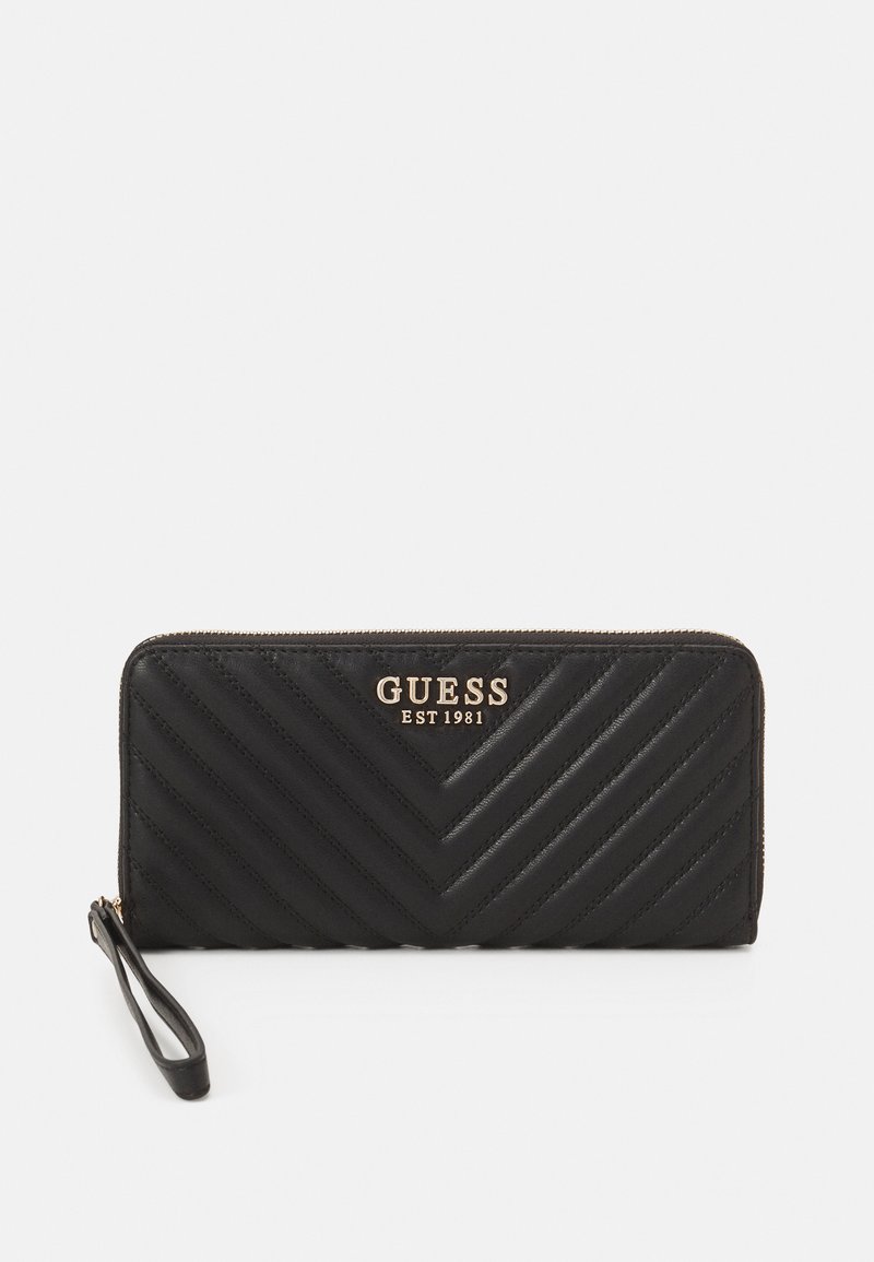 Guess KEILLAH LARGE ZIP AROUND Wallet black Zalando