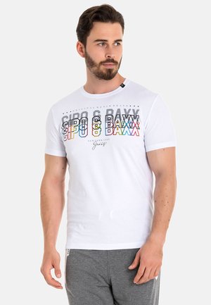 Cipo & Baxx T-shirt imprimé - wit