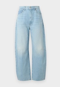 THE PONY KEG - Pernera ancha - light blue denim