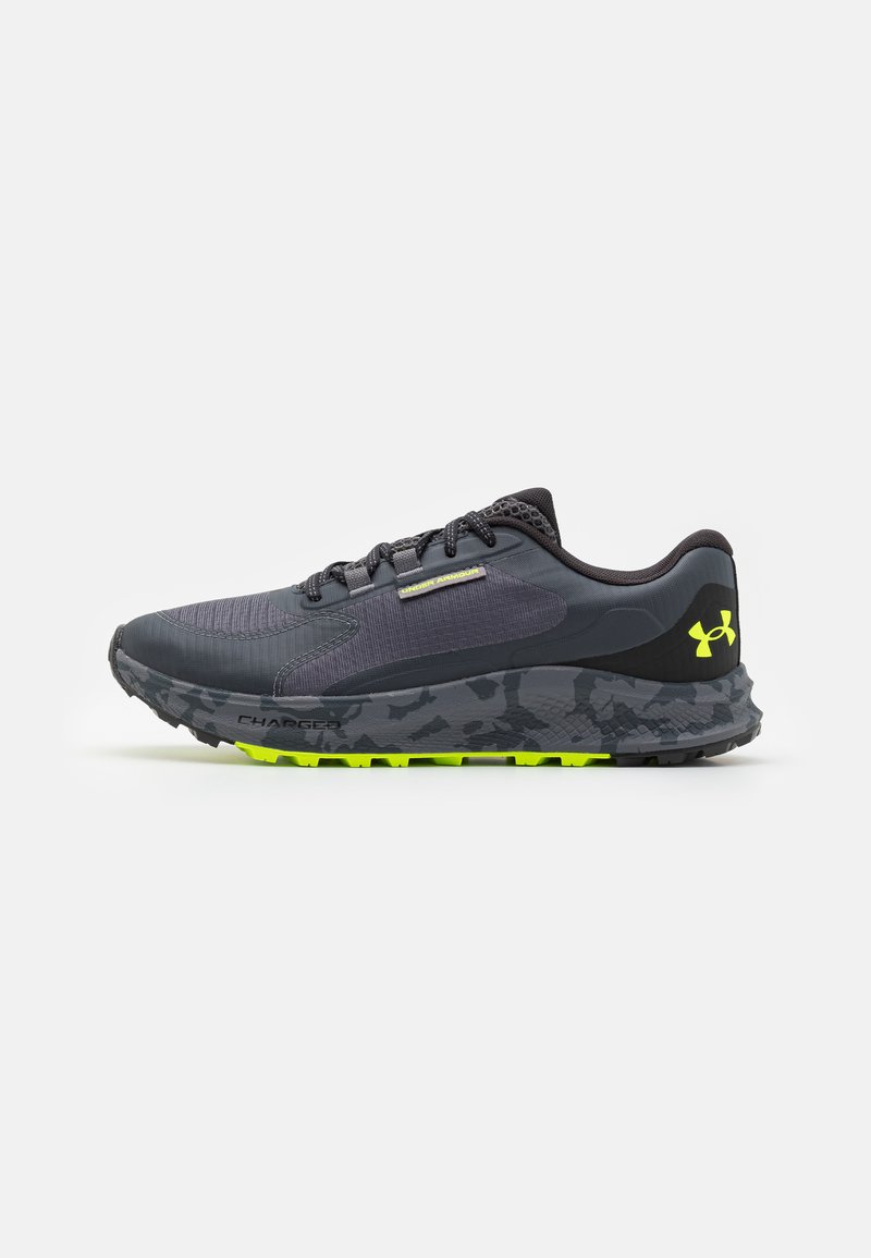 Under Armour BANDIT TRAIL 3 - Sapatilhas de trail running - castlerock/anthracite/high vis yellow