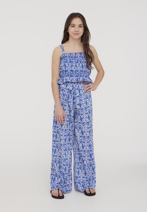 WIDE LEG ETNICO - Pantaloni - var bluette chiaro