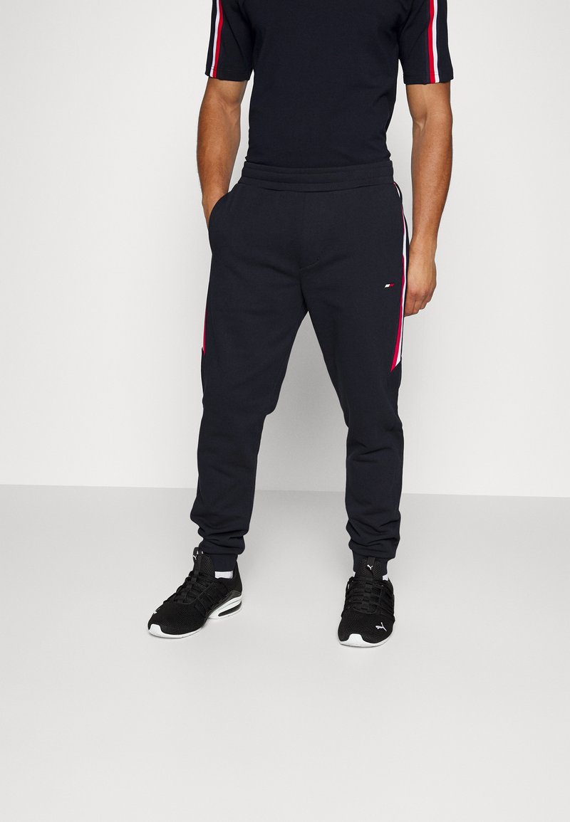 Tommy Hilfiger GLOBAL STRIPE PANT Tracksuit bottoms desert sky/dark