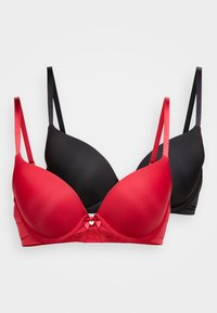 2 PACK - Kaarituelliset rintaliivit - chili/pepper